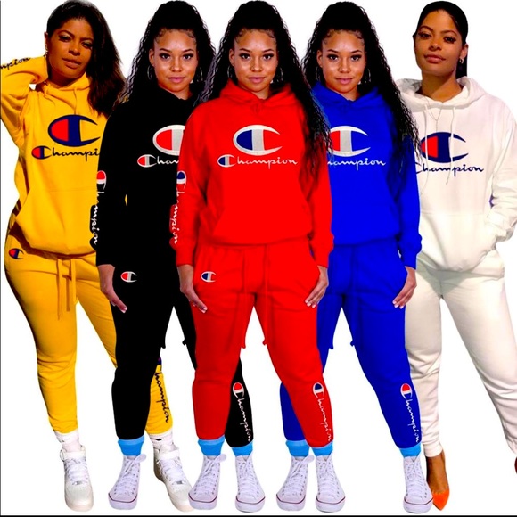 female champion sweat suits